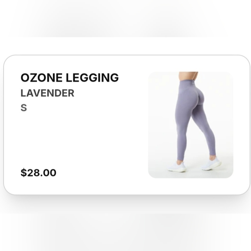 Alphalete Lavender Ozone Leggings